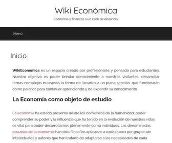 Wikieconomica.com(Económica) Screenshot