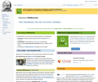 Wikieducator.org(Empire State College) Screenshot