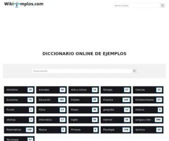 Wikiejemplos.com(Portal Especializado en Ejemplos) Screenshot