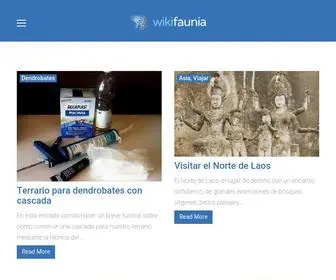 Wikifaunia.com(Wikifaunia, naturaleza y salud) Screenshot