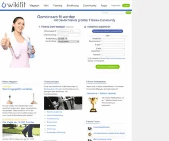Wikifit.de(Fitness Community) Screenshot