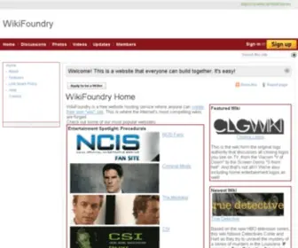 Wikifoundry.com(WikiFoundry Home) Screenshot
