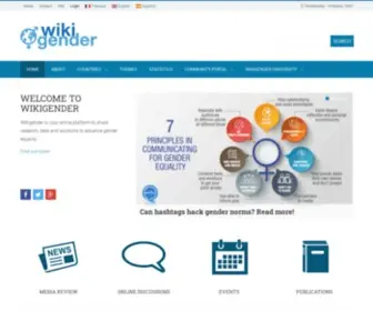 Wikigender.org(Gender equality) Screenshot