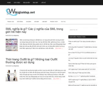 Wikigiaidap.net(Wiki giải đáp) Screenshot