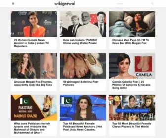 Wikigrewal.com(The website for the chic and stylish) Screenshot
