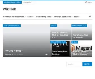 Wikihak.com(The secret knowledge) Screenshot