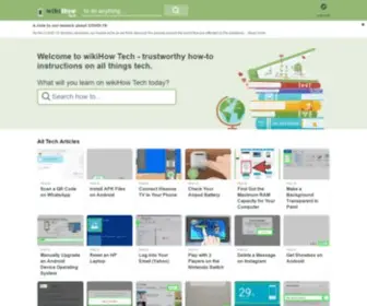 Wikihow.tech(WikiHow Tech) Screenshot
