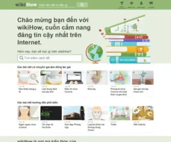 Wikihow.vn(Các bài viết hướng dẫn đáng tin cậy) Screenshot