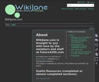 Wikijane.com(Start) Screenshot