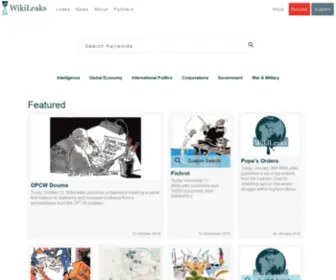 Wikileaks.mobi(Wikileaks mobi) Screenshot