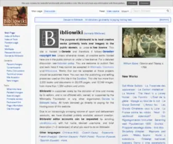 Wikilivres.ca(Wikilivres) Screenshot