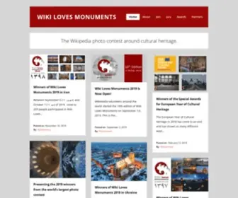 Wikilovesmonuments.org(Wiki Loves Monuments) Screenshot