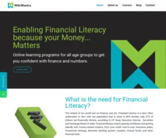 Wikimantra.com(Your Money Matters) Screenshot