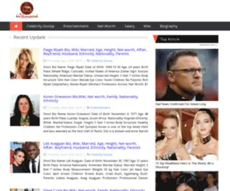 Wikimarried.com(Celebrity Biography) Screenshot