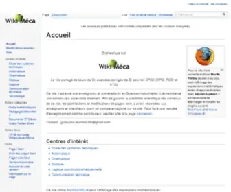 Wikimeca.org(WikiMéca) Screenshot