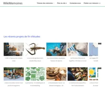 Wikimemoires.net(De fin d’études) Screenshot
