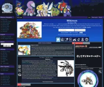 Wikimon.net(The #1 Digimon Wiki) Screenshot