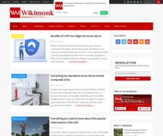 Wikimonks.com(Gadget Reviews) Screenshot