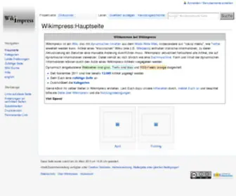 Wikimpress.org(Wikimpress) Screenshot