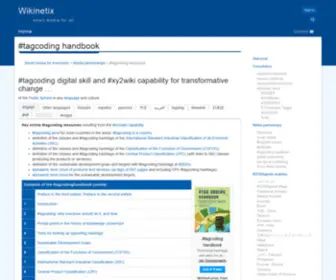 Wikinetix.com(#tagcoding handbook) Screenshot
