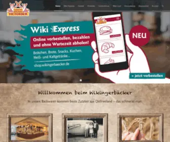 Wikingerbaecker.de(Startseite) Screenshot