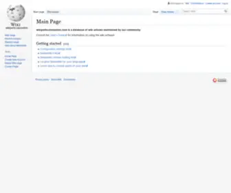 Wikiparticularization.com(Free encyclopedia) Screenshot