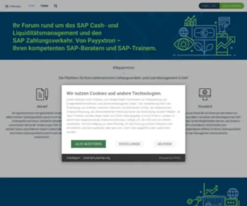 Wikipayments.de(Elektronischer Zahlungsverkehr & Cash Management in SAP ERP und S/4HANA Finance) Screenshot