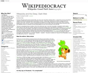 Wikipediocracy.com(Wikipediocracy) Screenshot