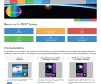 Wikipremed.com(Integrated MCAT Course) Screenshot