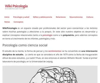 Wikipsicologia.com(Psicología) Screenshot