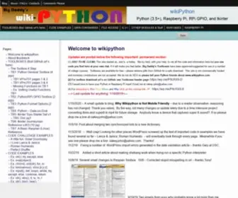 Wikipython.com(Python (3.6) Screenshot