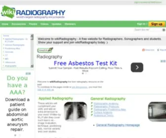 Wikiradiography.com(Radiography) Screenshot