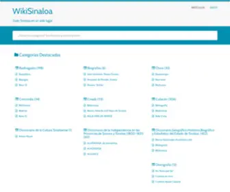 Wikisinaloa.org(Todo Sinaloa en un solo lugar) Screenshot