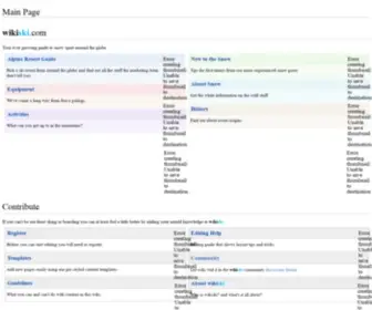 Wikiski.com(WikiSki) Screenshot