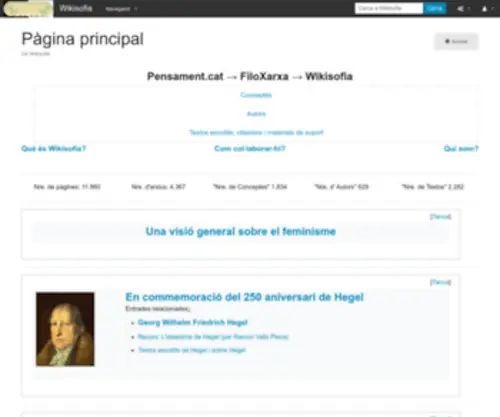 Wikisofia.cat(Wikisofia) Screenshot