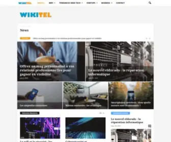 Wikitel.info(Wikitel réunit les dernières informations à destination des entreprises) Screenshot