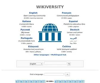 Wikiversity.org Screenshot