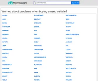 Wikivinreport.com(Wikivinreport) Screenshot