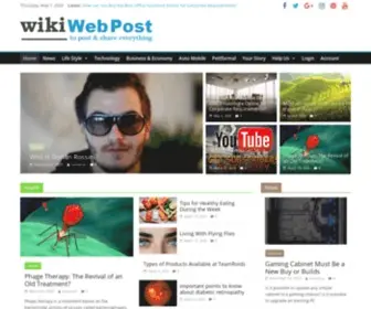 Wikiwebpost.com(Wikiwebpost) Screenshot