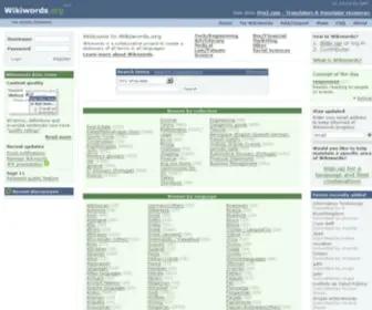 Wikiwords.org(Wikiwords (Beta)) Screenshot