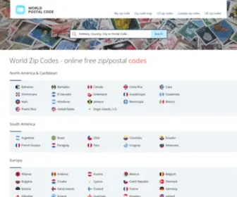 Wikizipcode.info(World Zip Codes) Screenshot