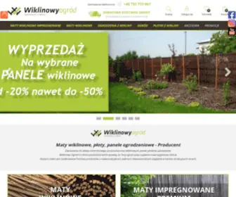 Wiklinowy-Ogrod.pl(Maty wiklinowe) Screenshot