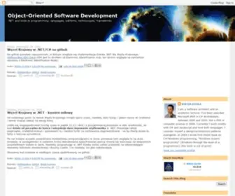 Wiktorzychla.com(Object-Oriented Software Development) Screenshot