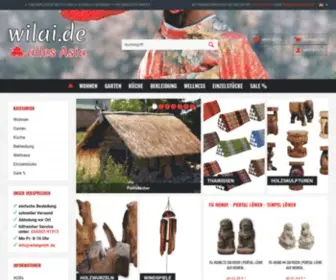 Wilai.de(Online-Shop für Asiatische Dekorationen) Screenshot