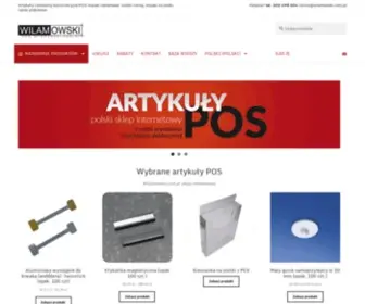 Wilamowski.com.pl(Artykuły i elementy konstrukcyjne POS) Screenshot