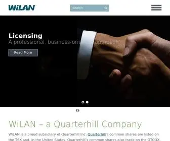 Wilan.com(WiLAN) Screenshot