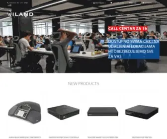 Wilandnet.com(Telefonske Centrale) Screenshot