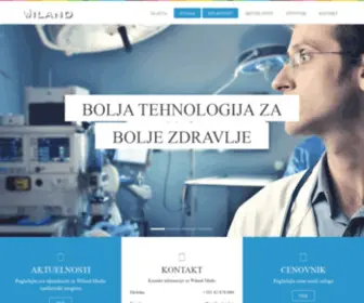 Wiland.rs(Wiland medic program opsta hirurgija ortopedija plasticna estetska rekonstruktivna hirurgija neurohirurgija otorinolaringologija kardiologija gastroenterologija hematologija pulmologija endokrinologija neurologija ginekologija magnetna rezonanca mr mri dec) Screenshot