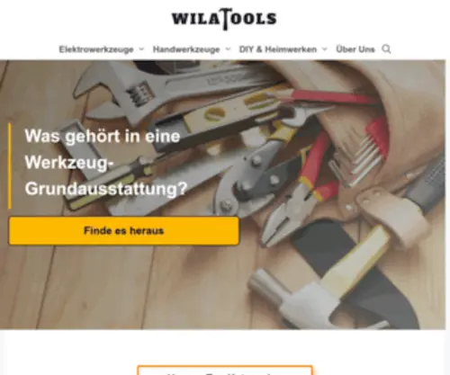 Wilatools.com(Wir lieben Werkzeug und heimwerken) Screenshot