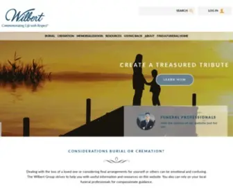 Wilbert.com(Wilbert Funeral Services Inc) Screenshot